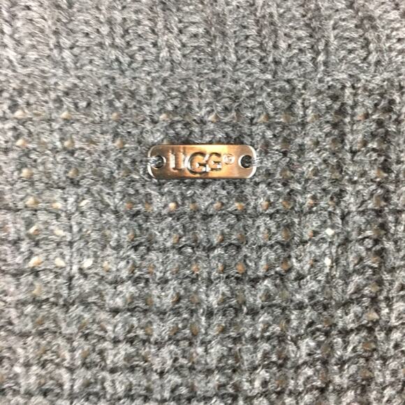 Ugg Gray Short Sleeve Turtleneck Sweater Small - Picture 7 of 8